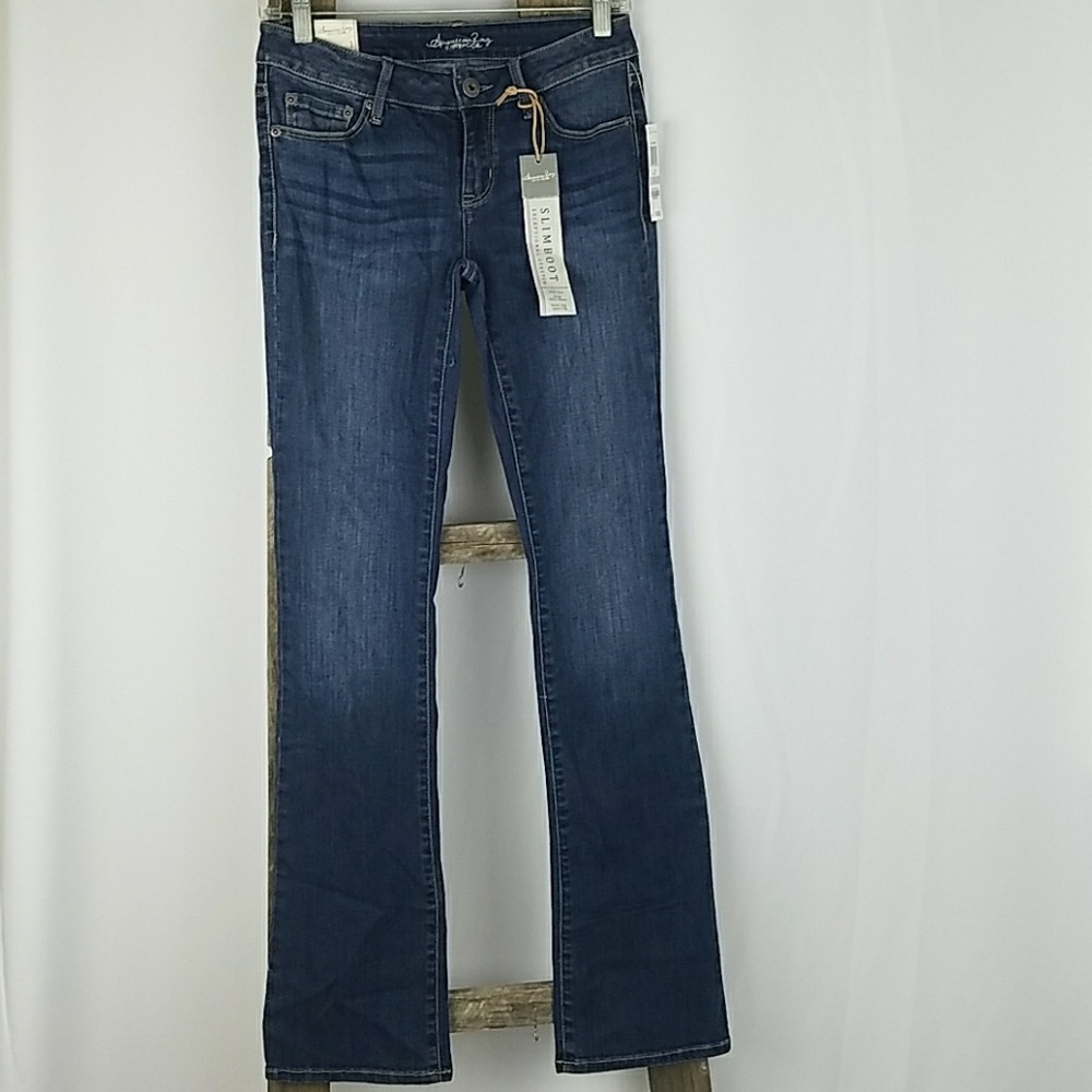 American Rag junior 1 jeans mid‎ rise slim